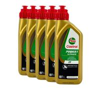 CASTROL Power 1 Ultimate 2T 2-Rad Olio ISO-L-EGD, Jaso Fd, Api TC, 5x1 Litro
