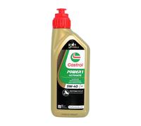 CASTROL Power 1 Ultimate 4T 5W-40 Olio Per Moto API SN, JASO MA2, 1 Litro