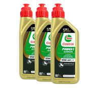 CASTROL Power 1 Ultimate 4T SAE 10W-40 Olio Moto, Api Sn, Jaso MA2, 3x1 Litro