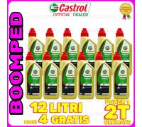 CASTROL POWER 1 ULTIMATE OLIO MISCELA MOTO SCOOTER 2 T SINTETICO 12 LITRI 12CS03
