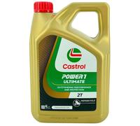 CASTROL Power 1 Ultimate 2T 2-Rad Olio Motore ISO-L-EGD, Jaso Fd, Api TC, 4 Lt.