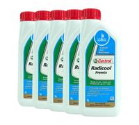 CASTROL Radicool Premix -36 °C Liquido Antigelo Pronto All’Uso, 5x1 Litro
