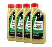 CASTROL React Performance DOT 4 Liquido Frenante, SAE J1703, 4x1 Litro