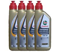 Castrol Transmax Axle Lunga Vita 75W-90 4x1 Litro GL-5 Olio Differenziale Cambio