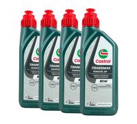 CASTROL Transmax Manuale EP 80W Olio Ingranaggi, Api GL-4, MB 235.1,4x1 Litro