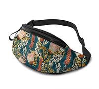 casual a farfalla unisex con tasche regolabili con cerniera cintura borse sportive borsa da corsa mantenersi in forma con esercizio jogging, escursionismo all'aperto allenamento bo