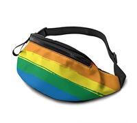 casual arcobaleno con regolabile per uomo donna viaggio sport corsa