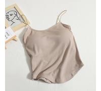 Casual Canotta W/Reggiseno Pad Carino Schiena Scoperta Top Corto Moda Estiva