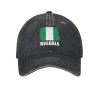 Casual Cappelli Visiera Nigerian Nigeria Flag Baseball cap All'Aperto Hip Hop Cappello per Golf, Tennis, unità