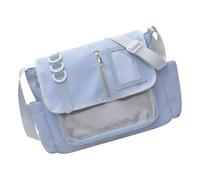 Casual Crossbody Bag Per Pin Display Bella Itabag Stile Giapponese Spalla Messaggeri Moda Scuola Crossbody Bella Itabag Moda Spalla Per Pin Display, Blu, One Size