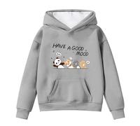 Casual Felpa in Cotone Ragazza Ragazzo A Maniche Lunghe Bambino con Zip e Cappuccio Maglione Hoodie Cerniera Tasche Ragazze Top Abbigliamento per 5-14 Anni