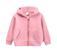 Casual Felpa in Cotone Ragazza Ragazzo Pullover Inverno T-Shirt con Cappuccio Maglione Cappotto Caldo Capispalla Bambina a Girocollo Sweatshirt per 3-14 Anni