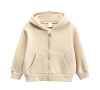 Casual Felpa in Cotone Ragazza Ragazzo Pullover Inverno T-Shirt con Cappuccio Maglione Cappotto Caldo Capispalla Bambina a Girocollo Sweatshirt per 3-14 Anni
