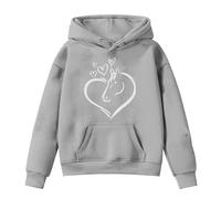 Casual Felpa in Cotone Ragazza Ragazzo Y2K Bambino con Zip e Cappuccio per Bambini T-Shirt Girocollo Morbida Natale 3-12 Anni Giacca Invernale Bambina
