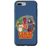 Casual Friday Alien Satan Reaper Retro Funny Adult Humor Custodia per iPhone 7 Plus/8 Plus