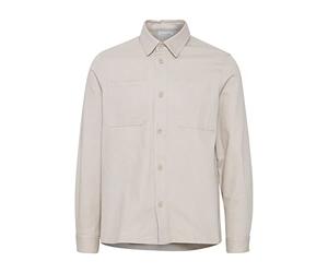 CASUAL FRIDAY Anton Cotton Twill Overshirt Camicia, 154503_Grigio Chateau, XL Uomo
