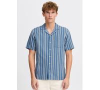 Casual Friday - CFMILTON SS RC dobby striped shirt Blu - Abbigliamento XL Blu