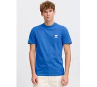 Casual Friday - CFSILAS 0195 tee with whale embriodery Blu - Abbigliamento M Blu