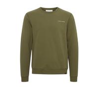 Casual Friday Felpa 'Severin' oliva / bianco Uomo Casual Friday M