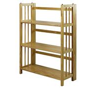 Casual Home Libreria a 3 ripiani, larghezza 69,8 cm, pieghevole, impilabile, colore naturale