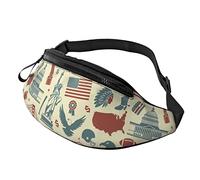 casual patriottico con bandiera americana per uomo donna regolabile per viaggiare escursionismo ciclismo corsa festival rave