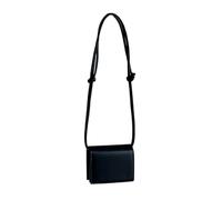 Casual Piccolo Quadrato Crossbody Borsa Per Le Donne PU Pelle Solidi Colori Borsa A Spalla Con Copertura Del Patto E Slot Carta Moda Semplice Titolare Della Borsa A Tracolla, Nero