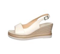 Casual Side Hollow Belt Buckle Flat Bottom Roman Shoes Donna Estate Sandali Moda Donna Sandali Sandali Sandali Tacchi per le Donne Taglia 8, bianco, 38.5 EU