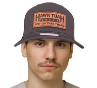 Casual Summer Cap - Cappello da baseball Snapback | Summer Snapback Fashion Hat | Tush Spit on That Thang Hats | Breathable Fabric Baseball Hats for Everyday Wear, Outdoor Travel, Home, School, Nero