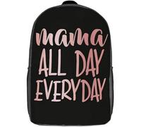 Casual Zainetto Scuola Everyday Is Mother'S Day Zaino Scuola Multicolor Zaino Viaggio Per Trekking, Escursionismo, Compleanno, 42X32X14Cm