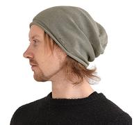 Casualbox | Organico Cotone Elastico Beanie Berretto Fatto in Giappone Maglione Cappello Moda Estate Inverno Tutte Stagione Cancro Naturale Grigio Chiaro