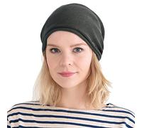 Casualbox | Organico Cotone Elastico Beanie Berretto Fatto in Giappone Maglione Cappello Moda Estate Inverno Tutte Stagione Cancro Naturale Grigio Scuro