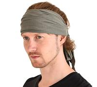 Casualbox Pre Legato Headband Stravagante Capelli Fascia Estate Uomo Da Donna Testa Incarto Hippie Antracite