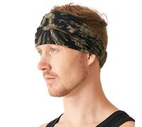 Casualbox Tie Dye Hippie Headband Elastico Bandana Testa Copertina Incarto Per Uomo & Donna Fiore Modello 60'S 70'S Retrò D