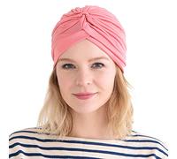 Casualbox Twist Pieghe Testa Incarto Turbante Cappellino Chiromante Cappello retrò Vintage Rosa