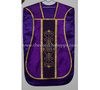 Casula Romana Fiddleback Set Veste E Messa, Viola Nuova