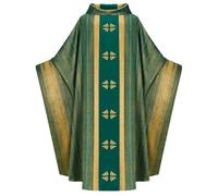 Casula Sacerdote Clero Vestaglia per Uomini Sacerdote Chiesa Costume Pastore Veste Celebrante Mantello