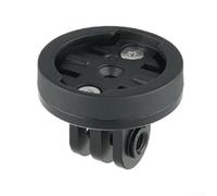Caswynlife Adattatore di montaggio per computer da bicicletta per Garmin, lega di alluminio sotto staffa di montaggio con interfaccia a 3 poli per action camera e faro (D)