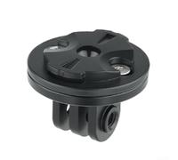 Caswynlife Adattatore di montaggio per computer da bicicletta per Garmin, lega di alluminio sotto staffa di montaggio con interfaccia a 3 poli per action camera e faro (B)