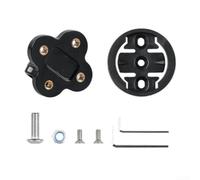 Caswynlife Adattatore di montaggio per fotocamera da bicicletta, per computer Garmin, supporto per bicicletta in ABS, converte il supporto GPS in staffa per fotocamera sportiva, accessorio da ciclismo