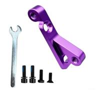 Caswynlife Adattatore per freno a disco per bicicletta, in lega CNC, convertitore piatto per rotori da 160 mm e 180 mm, compatibile con pinze Hope e Campagnolo per ciclismo su strada e trail (viola)