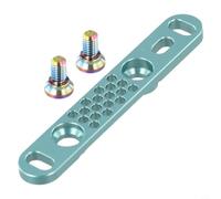 Caswynlife Adattatore per montaggio frontale piatto da 140 a 160 mm, staffa per pinza freno a disco in alluminio 7075 per SRAM Campy, nero (verde)