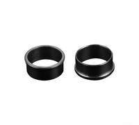 Caswynlife Adattatore per movimento centrale in lega di alluminio, per SRAM, distanziatore riduttore da 24 mm a 22 mm, per conversione guarnitura di un pezzo, parti nere della bicicletta