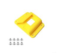 Caswynlife Adattatore per portapacchi anteriore Brompton per bici pieghevole, supporto in plastica leggera, montaggio compatto con viti, facile da installare in vari colori (giallo)