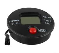 Caswynlife Contatore passo-passo digitale con display LCD per cyclette e vogatori, tiene traccia del tempo, distanza, calorie, frequenza di scansione, accessori per palestra e fitness