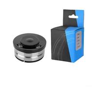 Caswynlife Cuffia interna per bicicletta, 52 x 52 mm, per forcelle dritte e coniche, cuscinetto sigillato, montaggio tubo sterzo con porte cavo pre-lavorate, nero (LY2015)