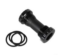 Caswynlife Cuscinetto filettato per movimento centrale della bicicletta in lega di alluminio per guarnitura Hollowtech, diametro interno 24 mm, doppia tenuta in silicone, antipolvere, impermeabile
