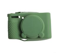 Caswynlife Custodia in silicone per fotocamera Canon PowerShot SX740 e SX730, custodia protettiva in gelatina con copriobiettivo rimovibile (verde)