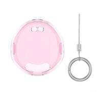 Caswynlife Custodia protettiva per Tamagotchi per Uni, guscio in PC con copertura all-inclusive, custodia trasparente elegante per viaggi e uso quotidiano (rosa)