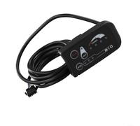 Caswynlife Ebike - Schermo a LED per controller Jn S810, 36 V 48 V, pannello strumenti per bicicletta elettrica, con memoria ingranaggi, unità di controllo per manubrio per barre da 22,2 mm (SM)