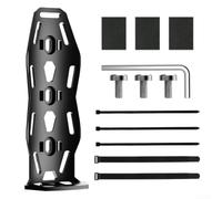 Caswynlife Gabbia per forcella anteriore per mountain bike e bici da strada, supporto in plastica con protezione dalla pioggia, vestibilità sicura per terreni accidentati, facile installazione, nero